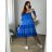 Damen-Sommerkleid aus Spitze mit kurzen Carmen-Ärmeln (54/56/58 EINHEITSGRÖSSE) ITALIAN FASHION IM424286