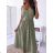 Langes Sommerkleid für Damen mit Trägern (S/M EINHEITSGRÖSSE) ITALIAN FASHION IMD24194/DU