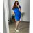 Kurzarmkleid für Damen (Uni L / XL) ITALIAN FASHION IM320003