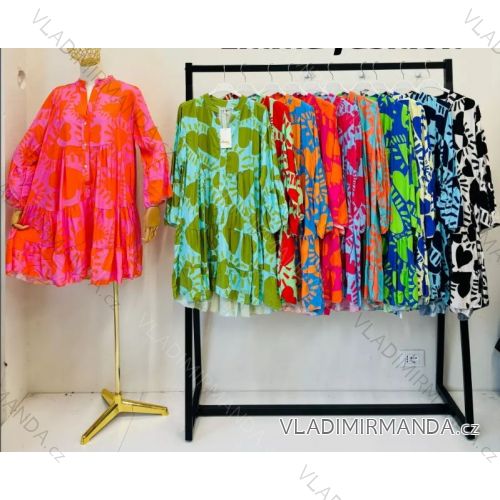 Langes trägerloses Sommerkleid für Damen (S/M EINHEITSGRÖSSE) INDIAN FASHION IMPEM23G37