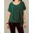 Tunika Kurzarm Frauen (uni s-l) ITALIAN FASHION IMD20123 M / L Kerosin