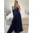 Langes, elegantes, ärmelloses Partykleid für Damen (S/M EINHEITSGRÖSSE) ITALIAN FASHION IMPBB2480872bl -   růžová starorůžová -   S / M