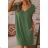 Kurzärmliges Sommerkleid aus Baumwolle für Damen (S / M / L / XL ONE SIZE) ITALIAN FASHION IMD22472 M / L schwarz