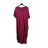Langes Maxi-Sommer-Casual-Kurzarm-Damenkleid aus Viskose (L/XL/2XL/3XL EINHEITSGRÖSSE) ITALIAN FASHION IMD22382/DR - Fuchsia Pink - 2XL/3XL