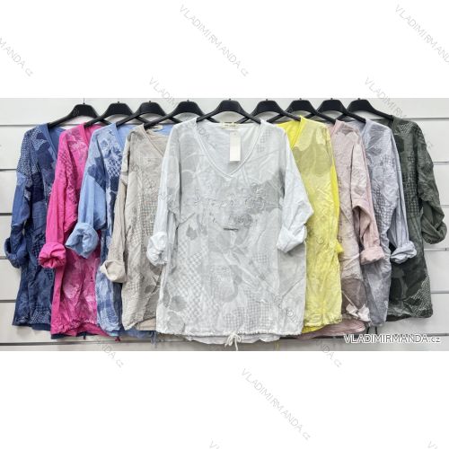 Damen T-Shirt Kurzarm (S / M / L ONE SIZE) ITALIAN FASHION IMWC222158