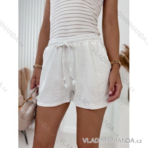 Shorts Shorts Kunstleder Frauen (uni s-l) ITALIAN FASHION IM920107