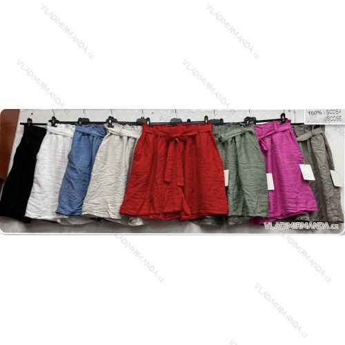 Shorts Shorts Kunstleder Frauen (uni s-l) ITALIAN FASHION IM920107