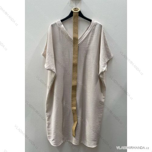 Kleid mit 3/4 Ärmeltasche für Damen (uni sl) ITALIAN Fashion IM3181746