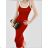 Langes Partykleid mit Riemchen für Damen (Einheitsgröße S/M) ITALIAN FASHION IMM235602