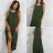 Langes Partykleid mit Riemchen für Damen (Einheitsgröße S/M) ITALIAN FASHION IMM235602