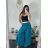 Lange Sommer-Haremshose für Damen (42/44/46 Einheitsgröße) ITALIAN FASHION IM424361 dunkelrosa S / M