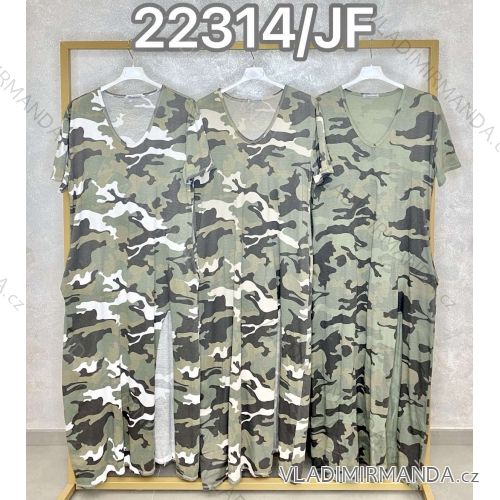 Sommerkleid Carmen aus Musselin für Damen (Einheitsgröße S/M) ITALIAN FASHION IMWE231506