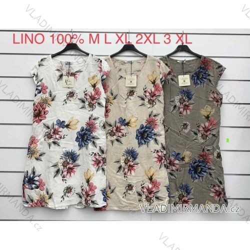 Sommerkleid Carmen aus Musselin für Damen (Einheitsgröße S/M) ITALIAN FASHION IMWE231506