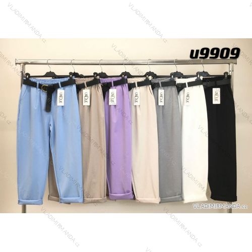 Elegantes langärmliges Kleid mit Gürtel für Damen (Einheitsgröße S/M) ITALIAN FASHION IMM23UN6139