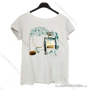 T-Shirt Kurzarm Frauen (UNI S-M) ITALIENISCHE MODE IMM20330