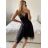 Šaty letní na ramínka dámské (S/M ONE SIZE) ITALSKÁ MÓDA IMPBB22B21841 S/M altrosa