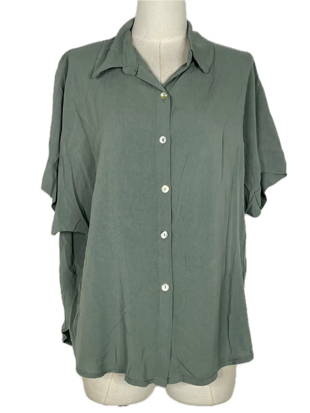 Damen-Sommerkleid mit kurzen Ärmeln (S/M EINHEITSGRÖSSE) ITALIAN FASHION IMPBB23F10868B