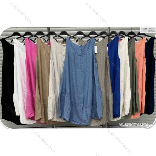 Kleid mit 3/4 Ärmeltasche für Damen (uni sl) ITALIAN Fashion IM3181746