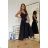 Damen Plus Size (42-46) langes elegantes ärmelloses Partykleid POLISH FASHION PMLBC23265-10 -   schwarz -   38