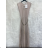 Langes Chiffon-Kurzarmkleid für Damen (S/M ONE SIZE) ITALIAN FASHION IMWGS231048