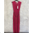 Langes Chiffon-Kurzarmkleid für Damen (S/M ONE SIZE) ITALIAN FASHION IMWGS231048