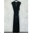 Langes Chiffon-Kurzarmkleid für Damen (S/M ONE SIZE) ITALIAN FASHION IMWGS231048 S / M pink