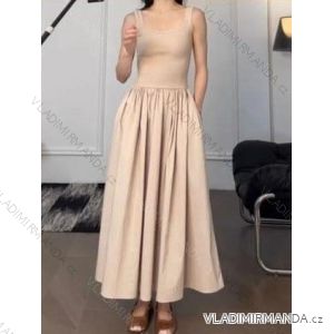 Langes Partykleid mit Riemchen für Damen (Einheitsgröße S/M) ITALIAN FASHION IMM235602