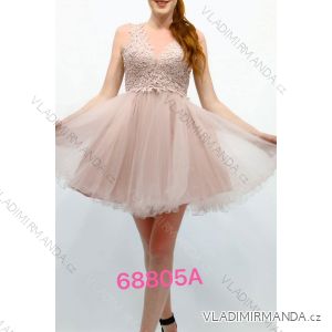 Šaty dlouhé společenské elegantní plesové dámské (UNI S/M) ITALSKÁ MÓDA IMM20912