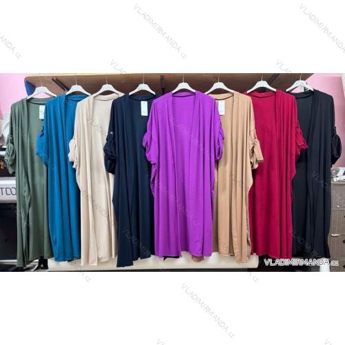 Langarm-Cardigan für Damen in Übergröße (56/58 EINHEITSGRÖSSE) ITALIAN FASHION IMWQ24160