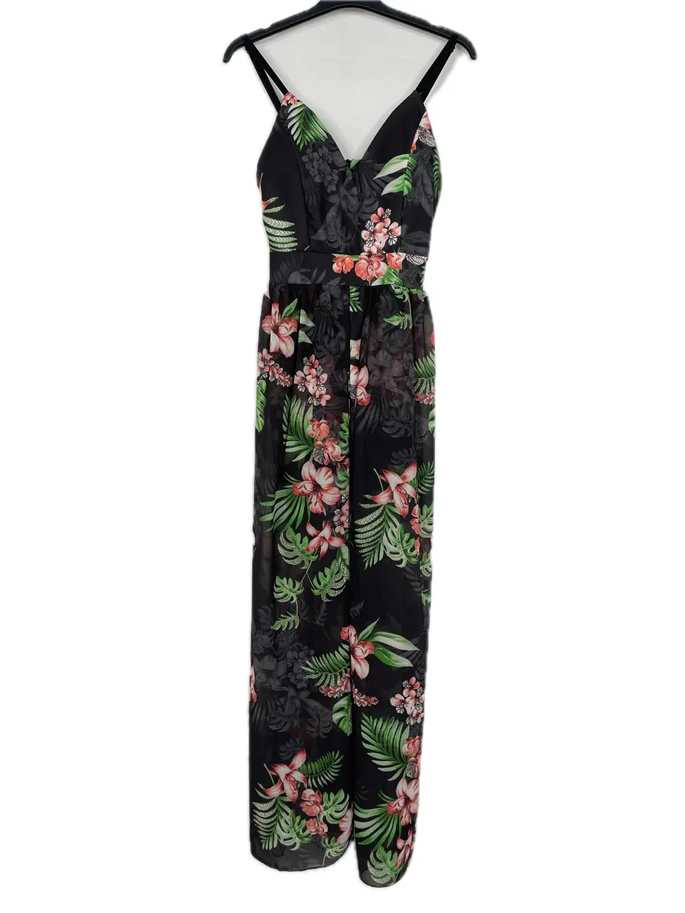 Langes ärmelloses Sommerkleid für Damen (Einheitsgröße S/M) ITALIAN FASHION IMPBB243449lx schwarz S / M