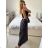 Sommerkleid Carmen aus Musselin für Damen (Einheitsgröße S/M) ITALIAN FASHION IMWE231506 -   schwarz -   S / M