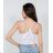 Šaty letní na ramínka dámské (S/M ONE SIZE) ITALSKÁ MÓDA IMPBB22B21841 S/M weiß