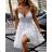Trägerloses Partykleid aus Tüll für Damen (S/M/L ONE SIZE) ITALIAN FASHION IM923001