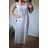 Sommer trägerloses Kleid mit Applikation für Frauen (UNI S / M) ITALIAN FASHION IMD20414