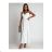 Damen Plus Size (42-46) langes elegantes ärmelloses Partykleid POLISH FASHION PMLBC23265-10 S/M dunkelrosa