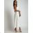 Damen Plus Size (42-46) langes elegantes ärmelloses Partykleid POLISH FASHION PMLBC23265-10 -   weiß -   S / M