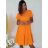 Sommer-Frauenkleid (uni SL) ITALIAN Fashion IM9171