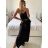 Langärmeliges Sommerkleid für Damen (Einheitsgröße S/M) ITALIAN FASHION IMPES238990 -   schwarz -   M / L