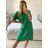 Sommerliches Leinen-Hemdkleid für Damen (L/XL EINHEITSGRÖSSE) ITALIAN FASHION IM722LENA/DR - Schwarz - S/M