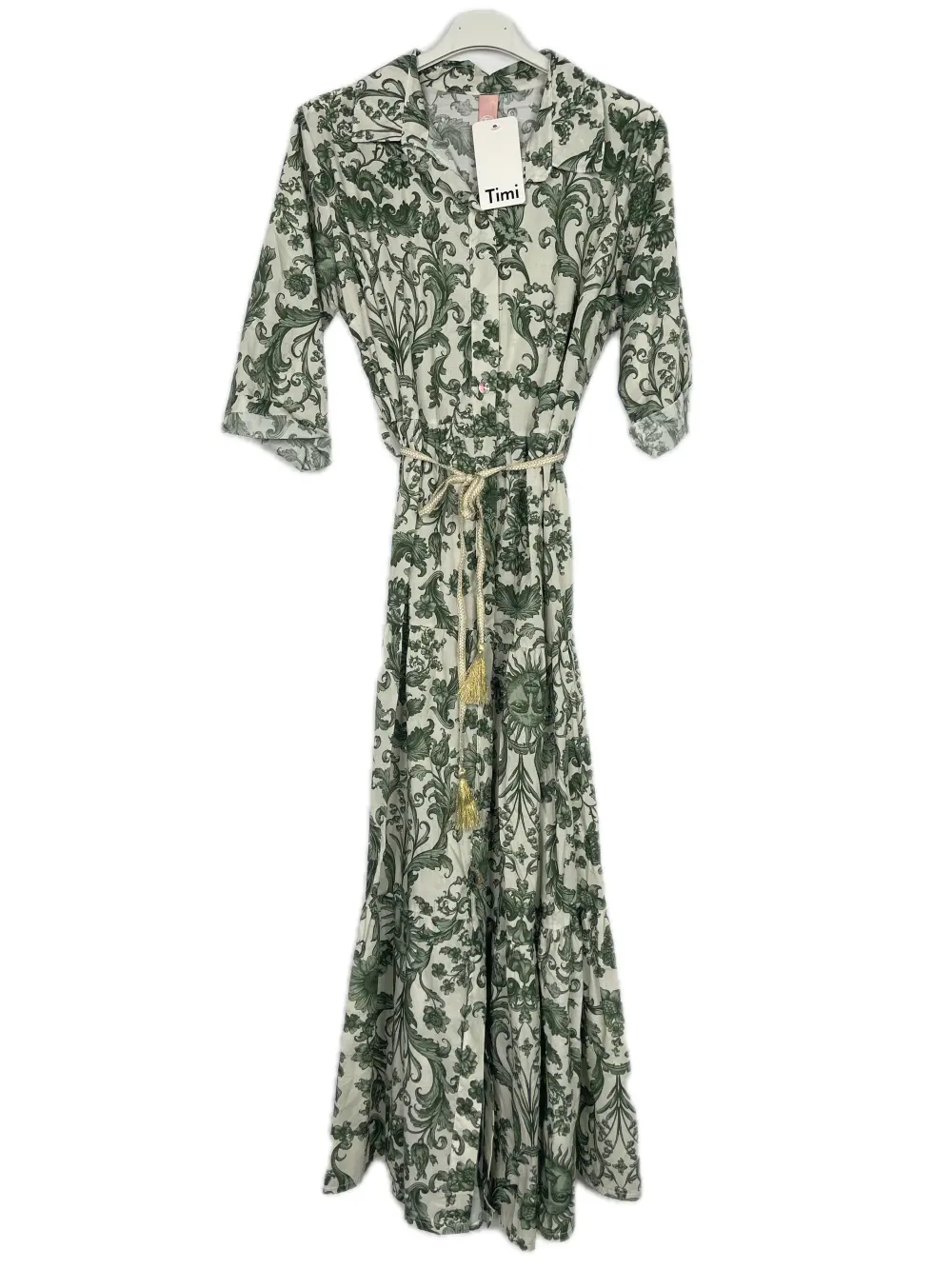 Langes ärmelloses Sommerkleid für Damen (Einheitsgröße S/M) ITALIAN FASHION IMPBB243449lx