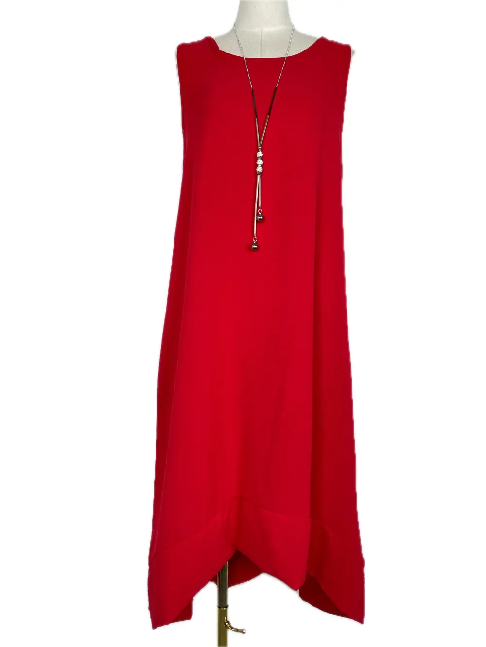 Langes ärmelloses Sommerkleid für Damen (Einheitsgröße S/M) ITALIAN FASHION IMPBB243449lx