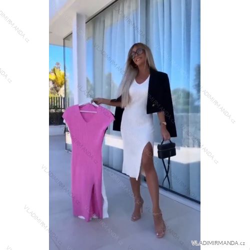 Ärmelloses, geteiltes Sommerkleid für Damen (Einheitsgröße S/M) ITALIAN FASHION IMPGM24JY24012