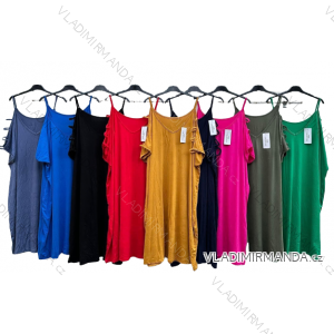 Langes trägerloses Sommer-Maxikleid für Damen in Übergröße (L/XL/2XL/3XL/4XL Einheitsgröße) ITALIAN FASHION IMD24MARIA