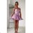 Elegantes ärmelloses Sommerkleid für Damen (S/M EINHEITSGRÖSSE) ITALIAN FASHION IMPGM232688 S / M lila