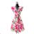 Langärmeliges Sommerkleid für Damen (Einheitsgröße S/M) ITALIAN FASHION IMPES238990  dunkelrosa