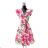 Langärmeliges Sommerkleid für Damen (Einheitsgröße S/M) ITALIAN FASHION IMPES238990  dunkelrosa