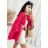 Langarm-Musselin-Hemd für Damen (Einheitsgröße S/M) ITALIAN FASHION IMWGS23248