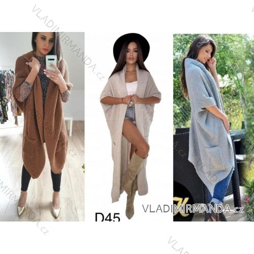 Damen-Strickjacke mit langen Ärmeln (Einheitsgröße S/M) ITALIAN FASHION IMWKK232891