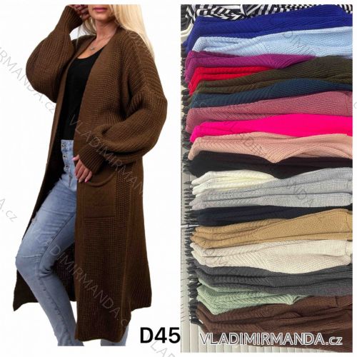 Damen-Strickjacke mit langen Ärmeln (Einheitsgröße S/M) ITALIAN FASHION IMWKK232891