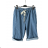 Shorts Shorts Stretch Damen Übergröße (2XL/3XL/4XL ONE SIZE) ITALIAN FASHION IM424KEJSY M / L blau